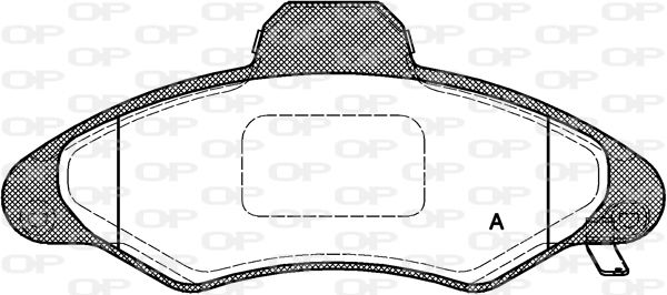 OPEN PARTS Jarrupala, levyjarru BPA0331.04